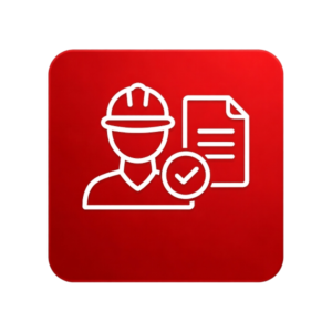 Trained asbestos team icon