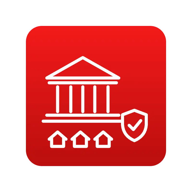 Councils and housing associations asbestos collection icon