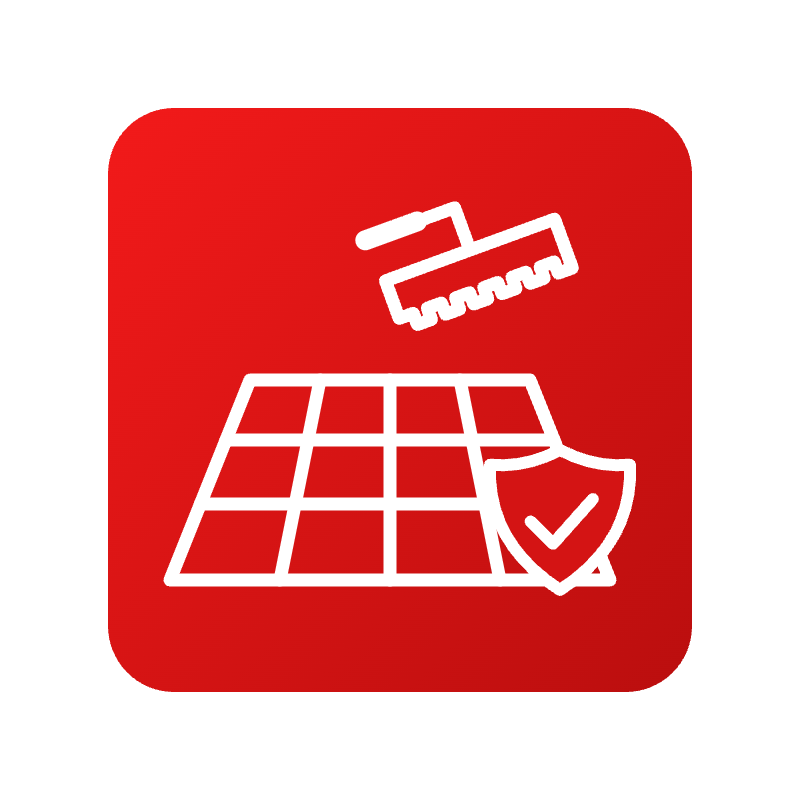 Asbestos floor tiles and adhesives icon