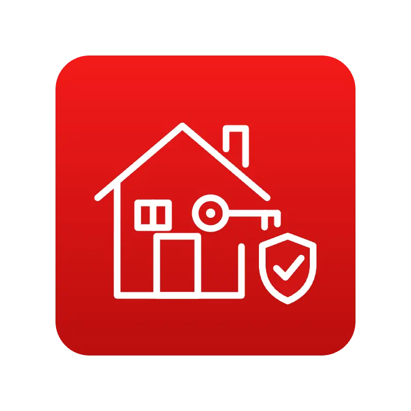 Homeowners and landlords asbestos collection icon
